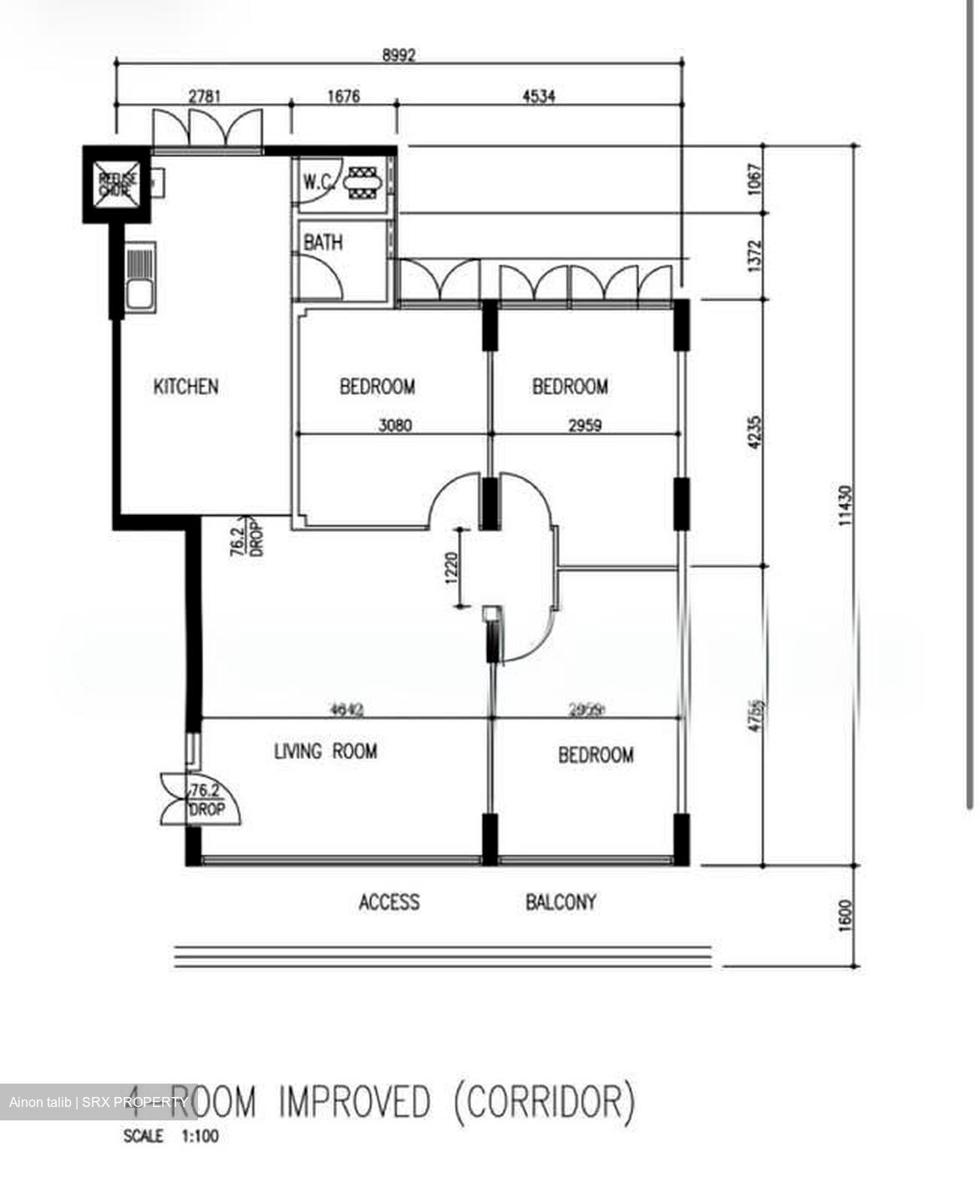 Blk 222 Lorong 8 Toa Payoh (Toa Payoh), HDB 4 Rooms #583010651